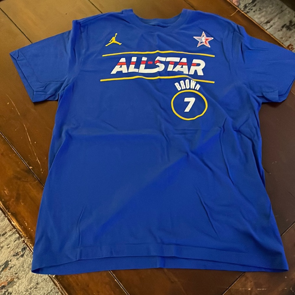 Nike All-Star #7 Jaylen Brown tee - size medium